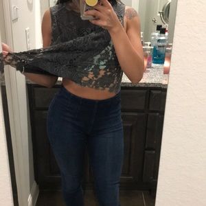 Free People Set | Shirt, Skirt, Jeans and Bralette